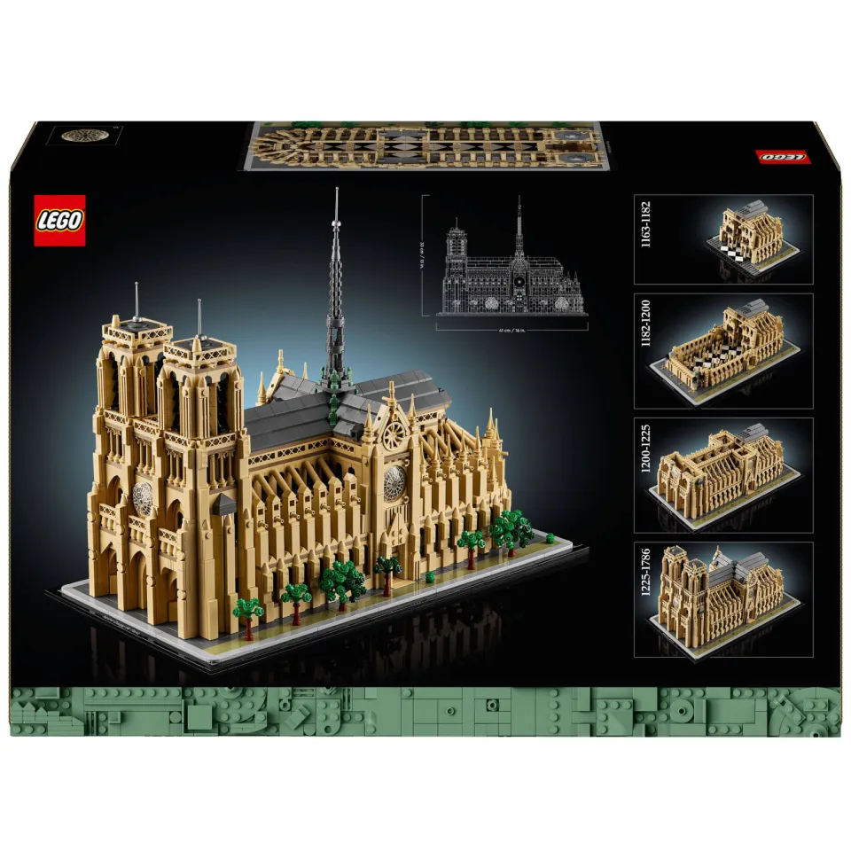 Lego Architecture Notre-Dame van Parijs Bouwpakket voor Volwassenen 21061 21061, foto 5