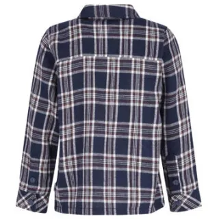 B.Nosy relaxed fit geruit overshirt - donkerblauw, foto 3