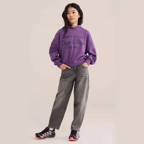 WE Fashion hoodie met print - paars, foto 3