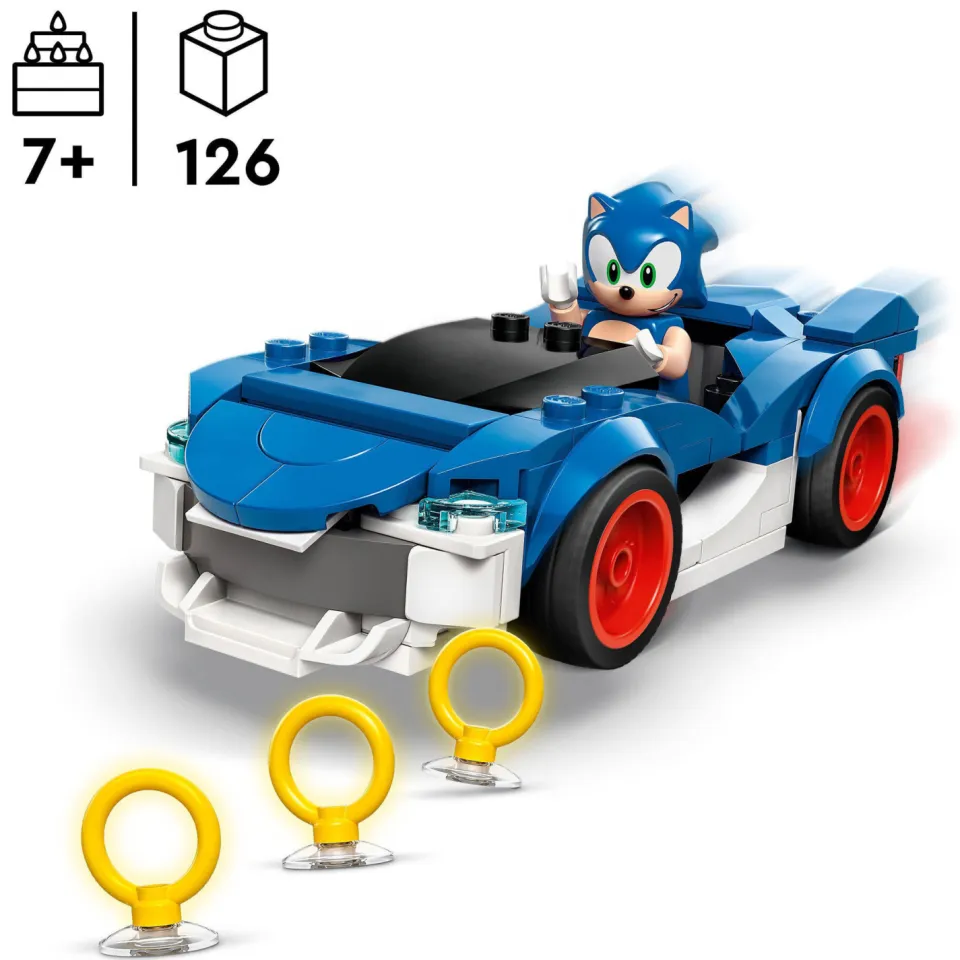 Lego Sonic the Hedgehog Sonic: Speedster Lightning Bouwpakket 77117, foto 3