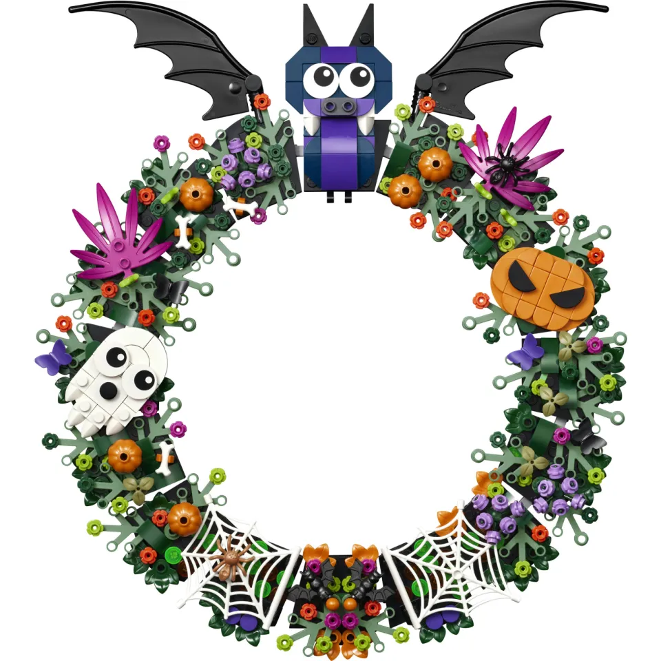 Lego Seasons and Occasions Halloweenkrans Halloween Decoratie 40825, foto 3