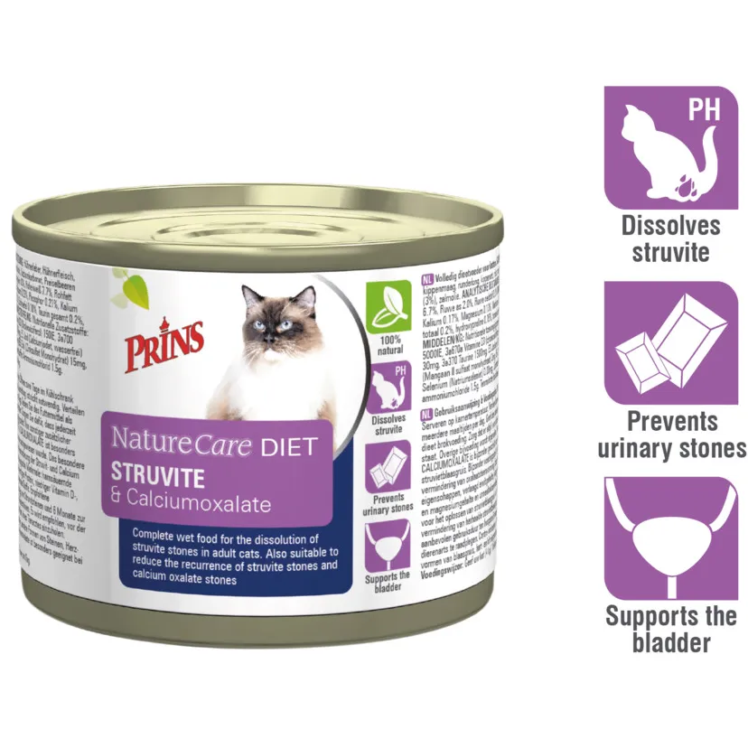 Prins NatureCare Diet Struvite & Calciumoxalate natvoer kat, foto 3