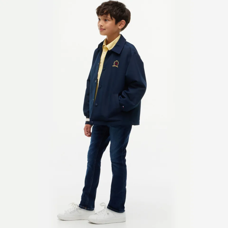 Tommy Hilfiger regular fit jeans dark blue denim, foto 3