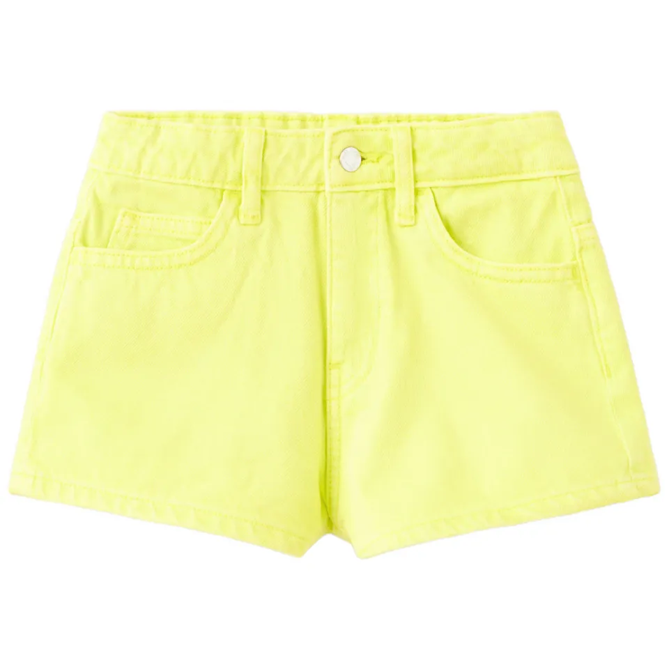 Mango Kids denimshort geel, foto 2