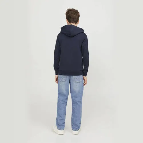 Jack & Jones JUNIOR hoodie JJEBRADLEY donkerblauw, foto 4