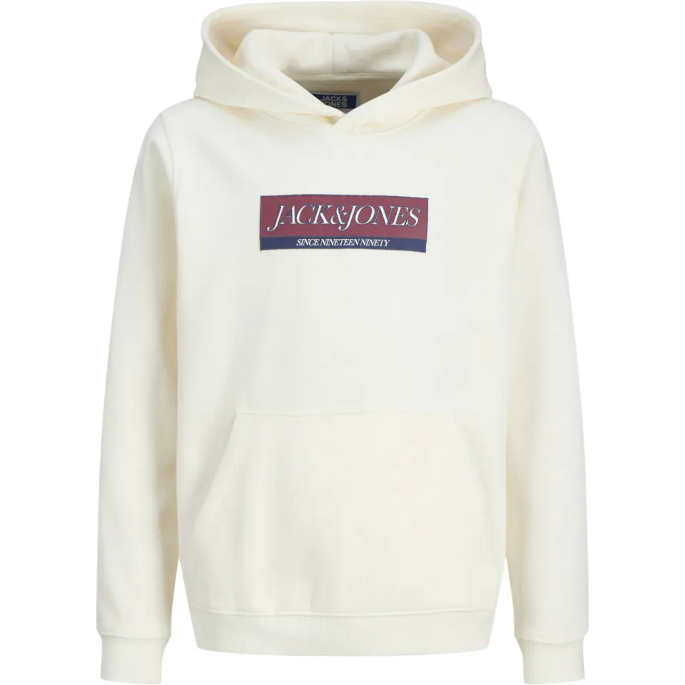 Jack & Jones JUNIOR hoodie wit, foto 2
