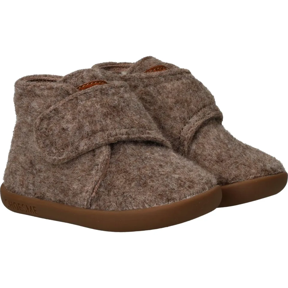 Shoesme House Shoe pantoffels taupe, foto 3
