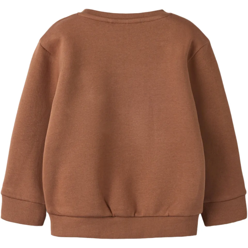 NAME IT MINI sweater met print - donkeroranje Printopdruk donker oranje, foto 2