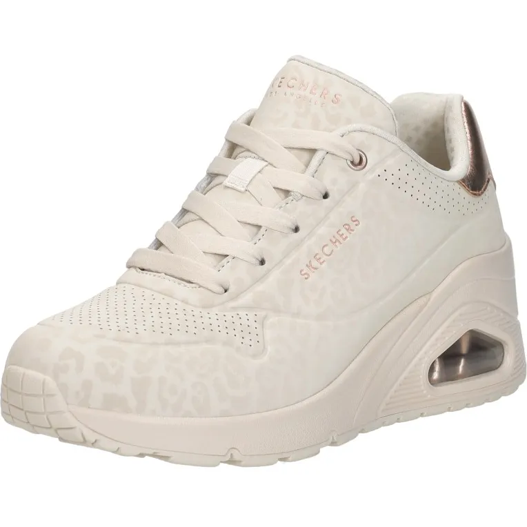 Skechers Uno Wedge Safari Daze sneakers gebroken wit, foto 5
