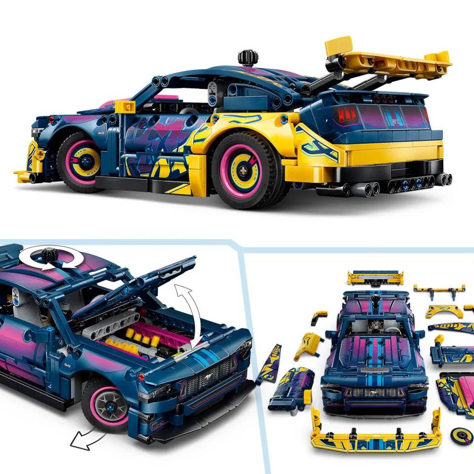Lego Technic Aanpasbare Ford Mustang GT Auto Speelgoed 42236, foto 7