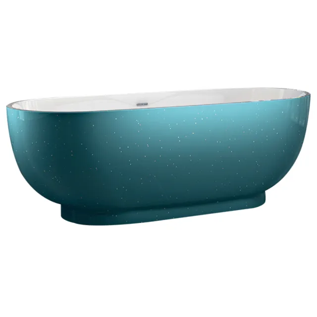 Best Design vrijstaand bad turquoise
