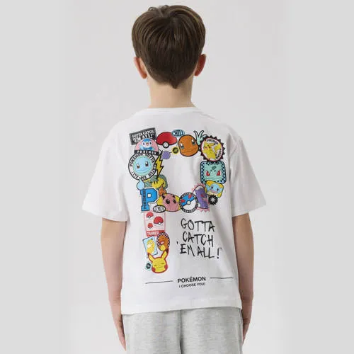 NAME IT Pokemon t-shirt wit, foto 4