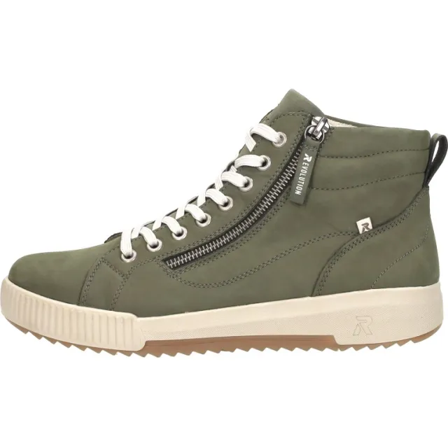 Rieker Revolution hoge sneaker groen, foto 2