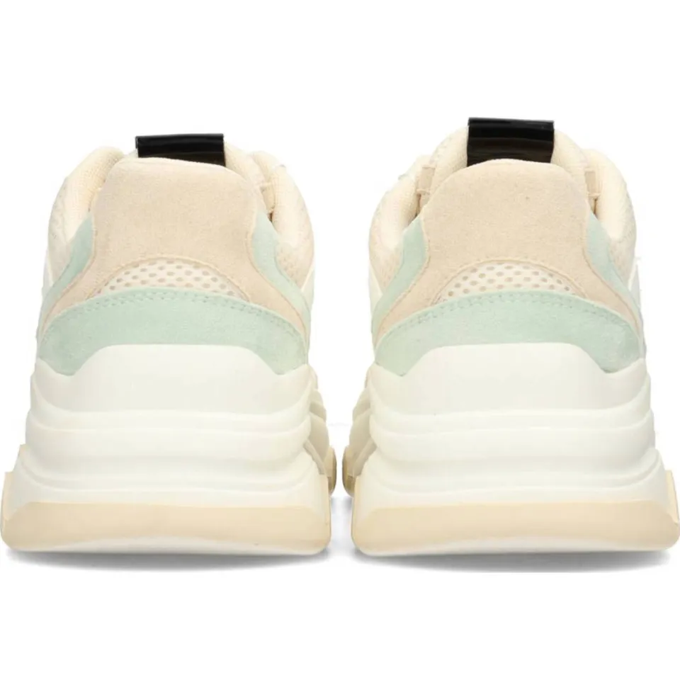 POSH by Poelman Gigi chunky sneakers beige/lichtgroen, foto 4