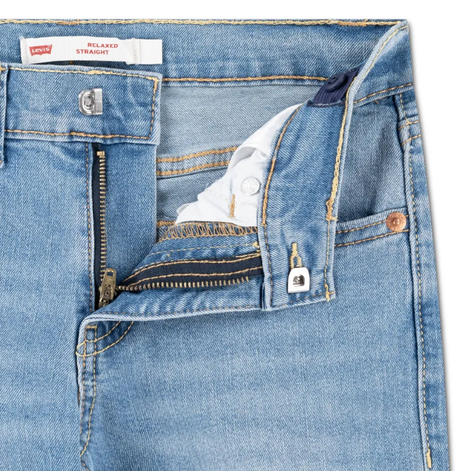 Levi's Kids straight leg jeans - lichtblauw denim, foto 3