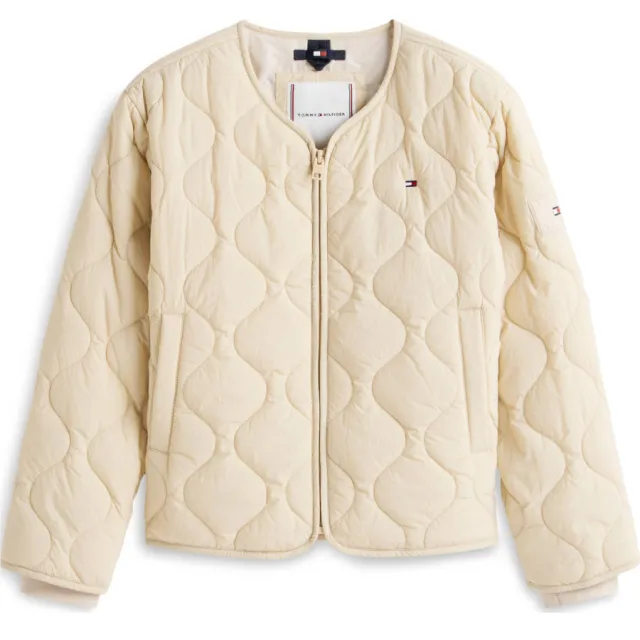 Tommy Hilfiger quilted lightweight jack beige, foto 2