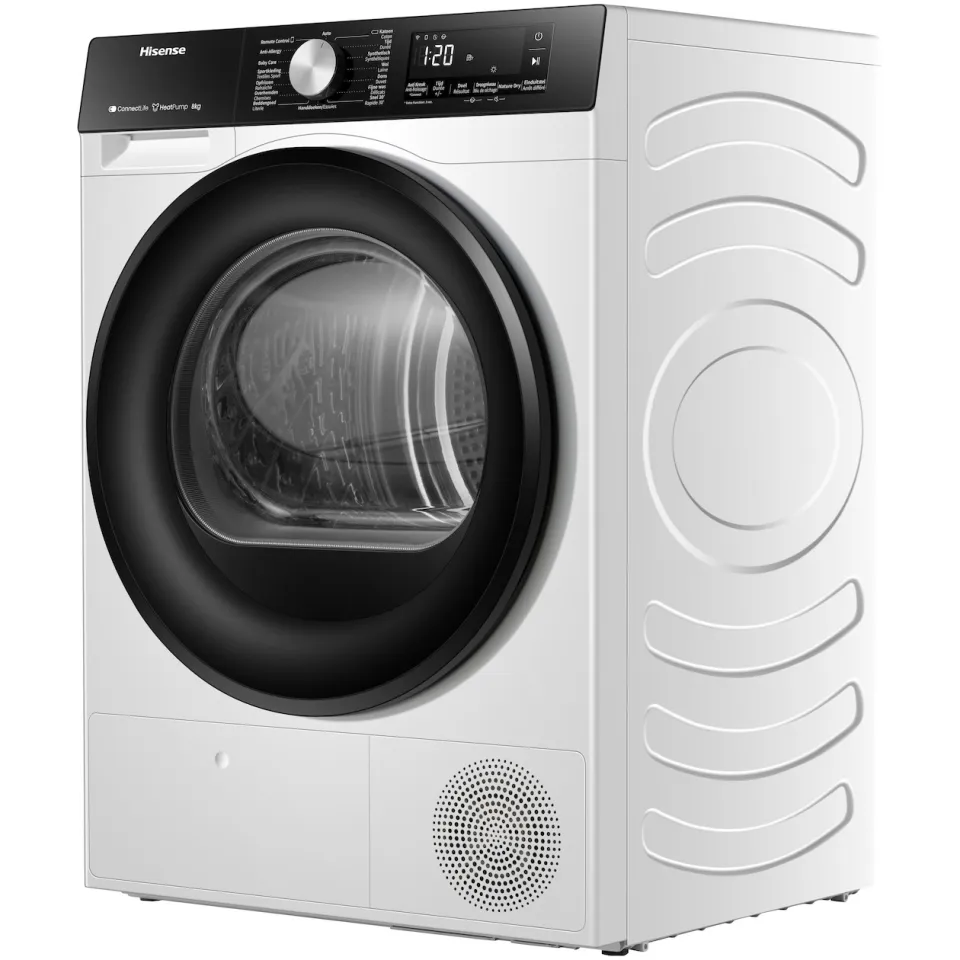 Hisense DH3S802BW3 warmtepompdroger wit, foto 3