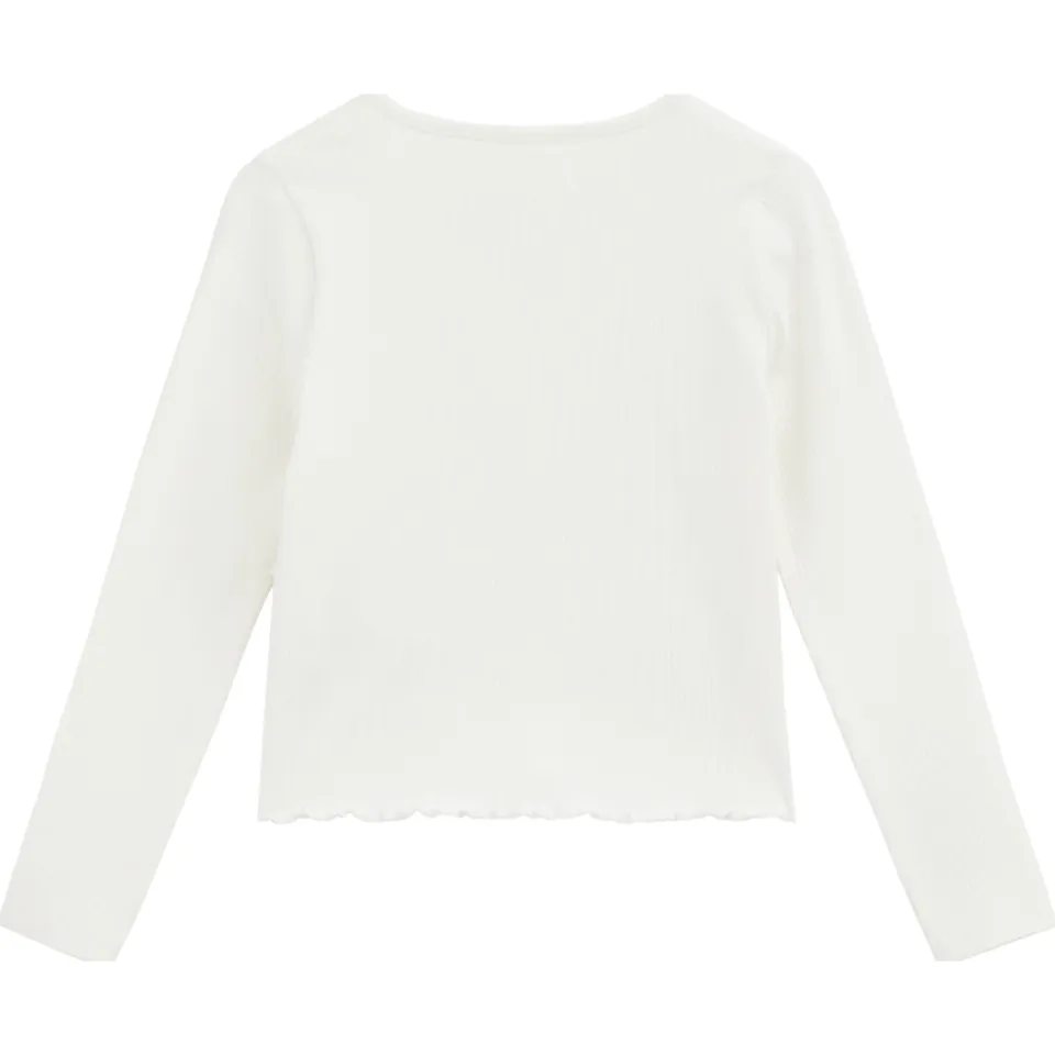 WE Fashion longsleeve wit stretchkatoen, foto 3