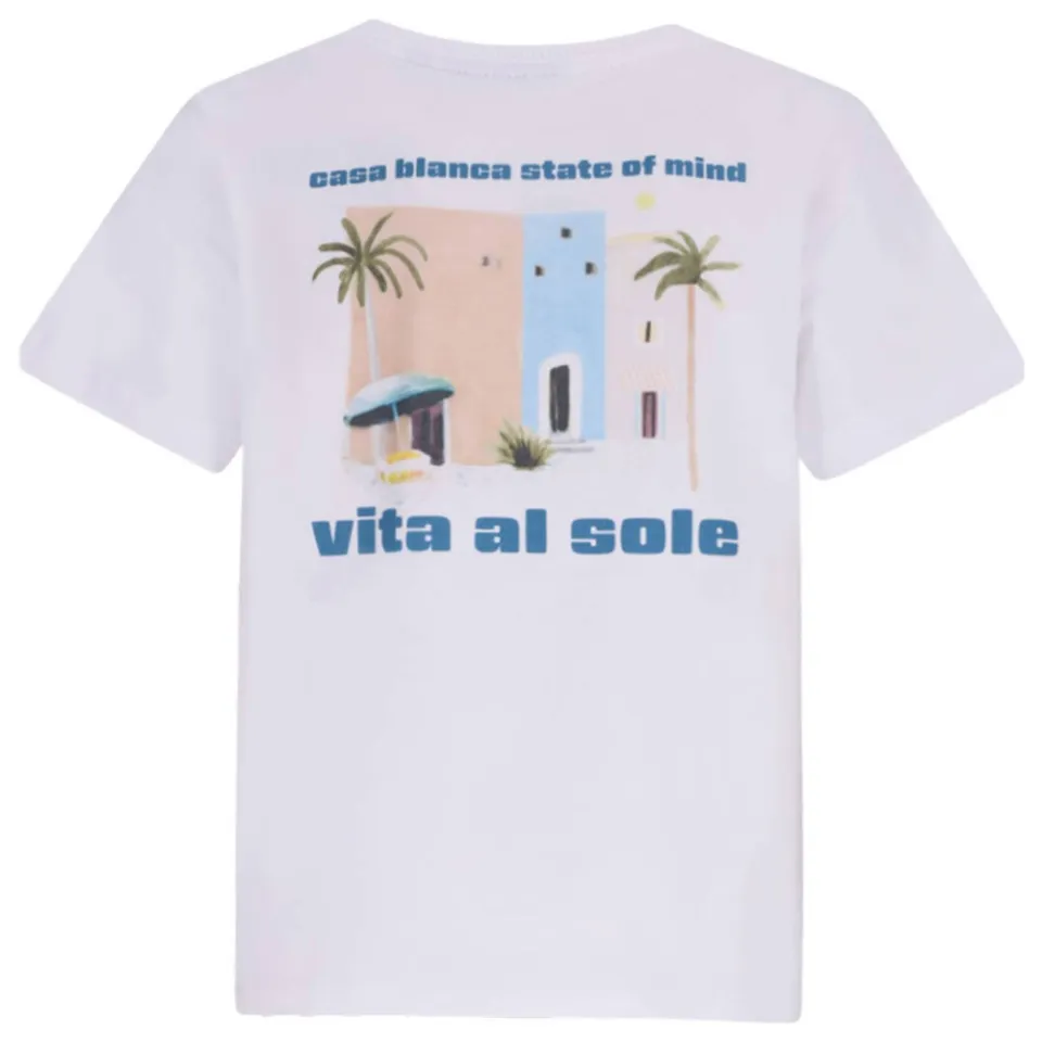 Like Flo T-shirt met backprint wit, foto 3
