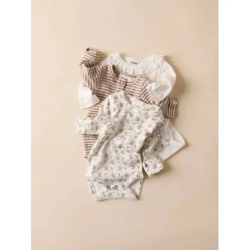 Lil' Atelier BABY romper NBFRACHEL offwhite, foto 3