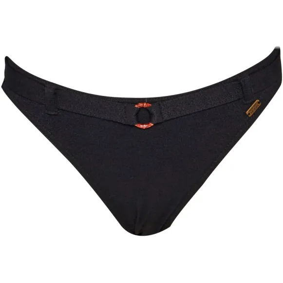 banana moon Bikinibroekje met label-detail model 'DITA' Zwart