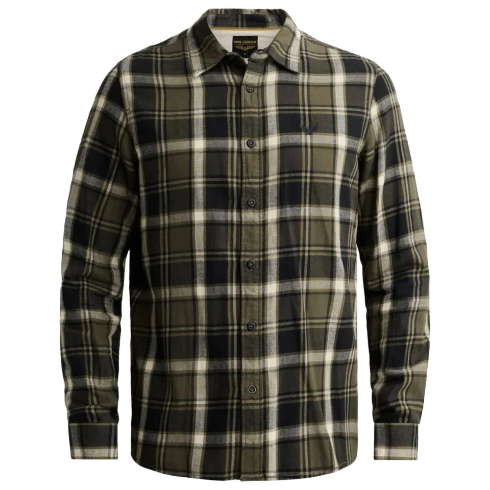 PME Legend flanel regular fit geruit overhemd - kalamata, foto 2