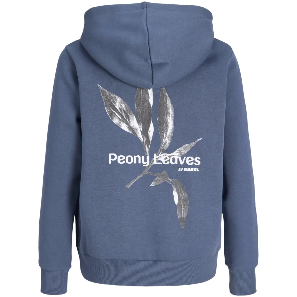JJ Rebel JUNIOR hoodie met backprint - blauw, foto 3