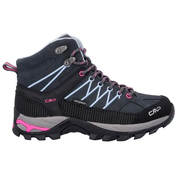 CMP Women's Rigel Mid Trekking Shoes Waterproof - Wandelschoenen, zwart/blauw