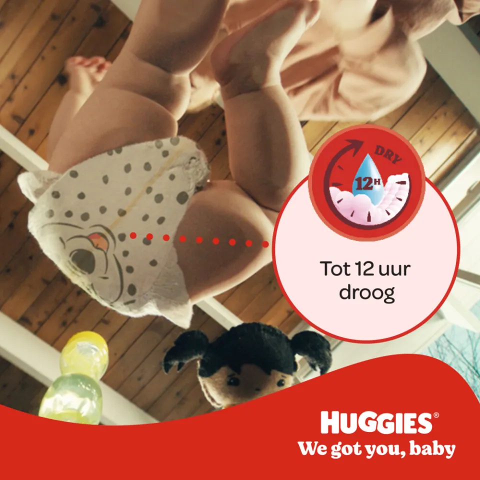 Huggies Little Movers luiers - maat 5 (11 - 25 kg) - 126 stuks, foto 7