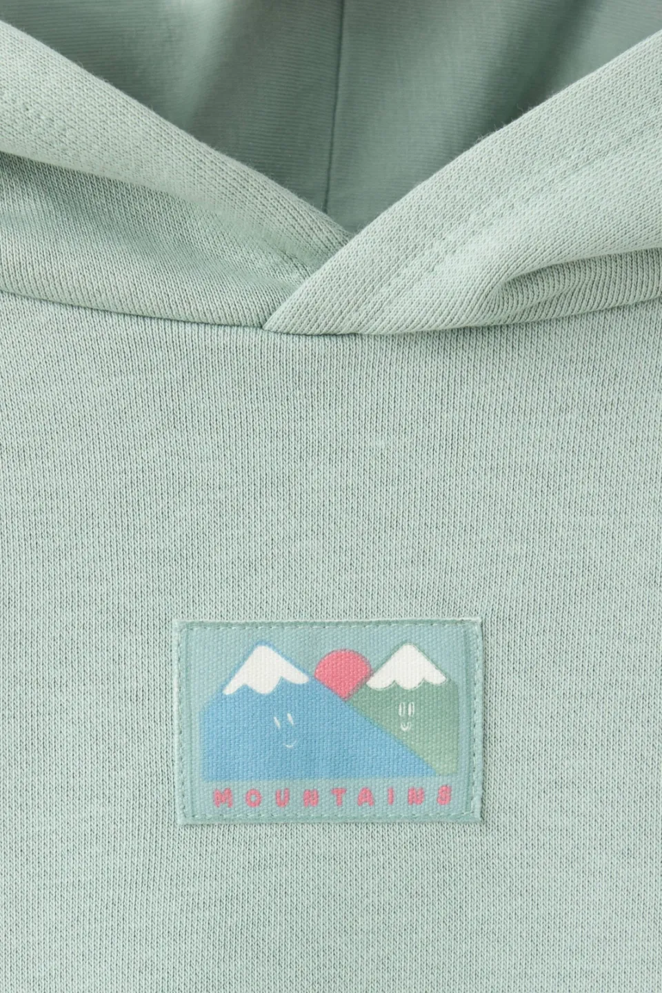 Mango Kids hoodie met backprint - groen, foto 5