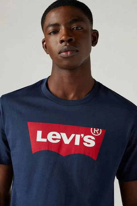 Levi's T-shirt met logo donkerblauw, foto 4