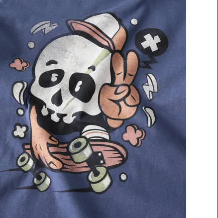NAME IT t-shirt blauw met print, foto 4