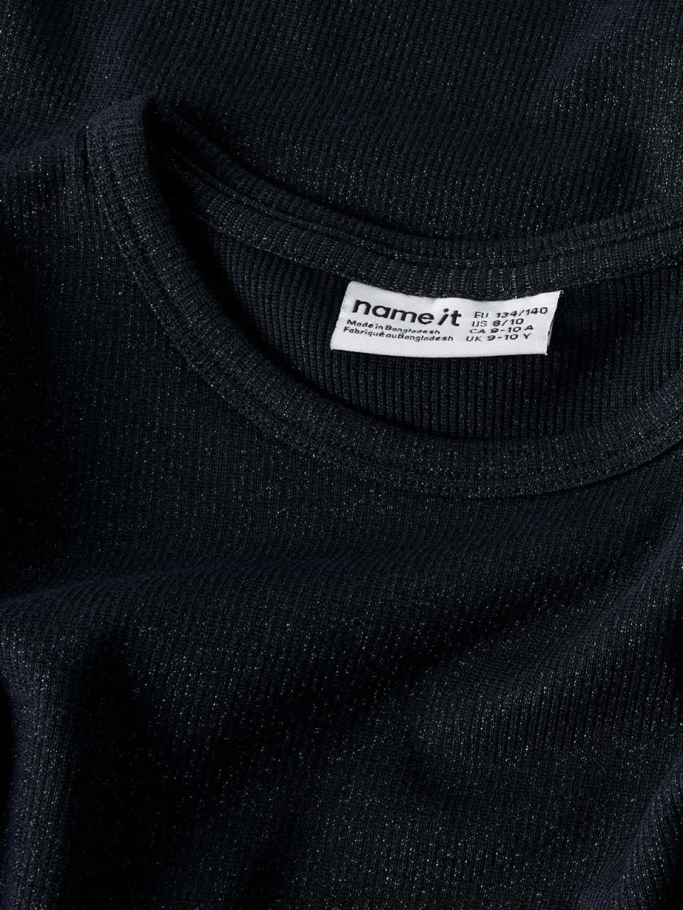 NAME IT rechtvallende longsleeve donkerblauw, foto 4