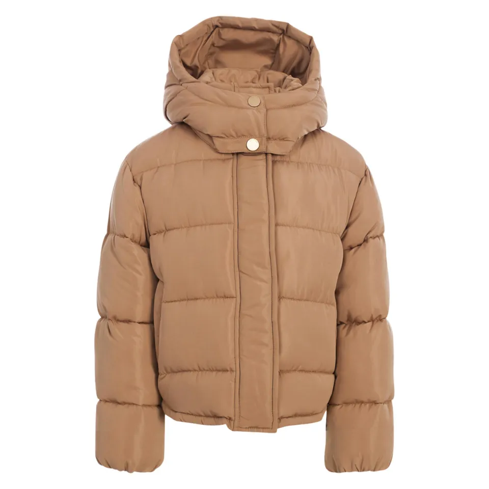 LOOXS 10sixteen quilted winterjas camel, foto 2