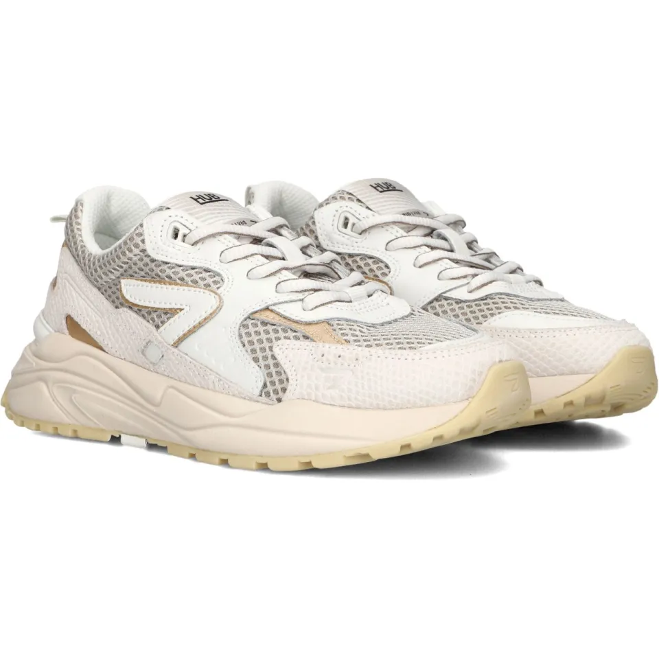 Hub Grid-W lage sneakers beige, foto 3