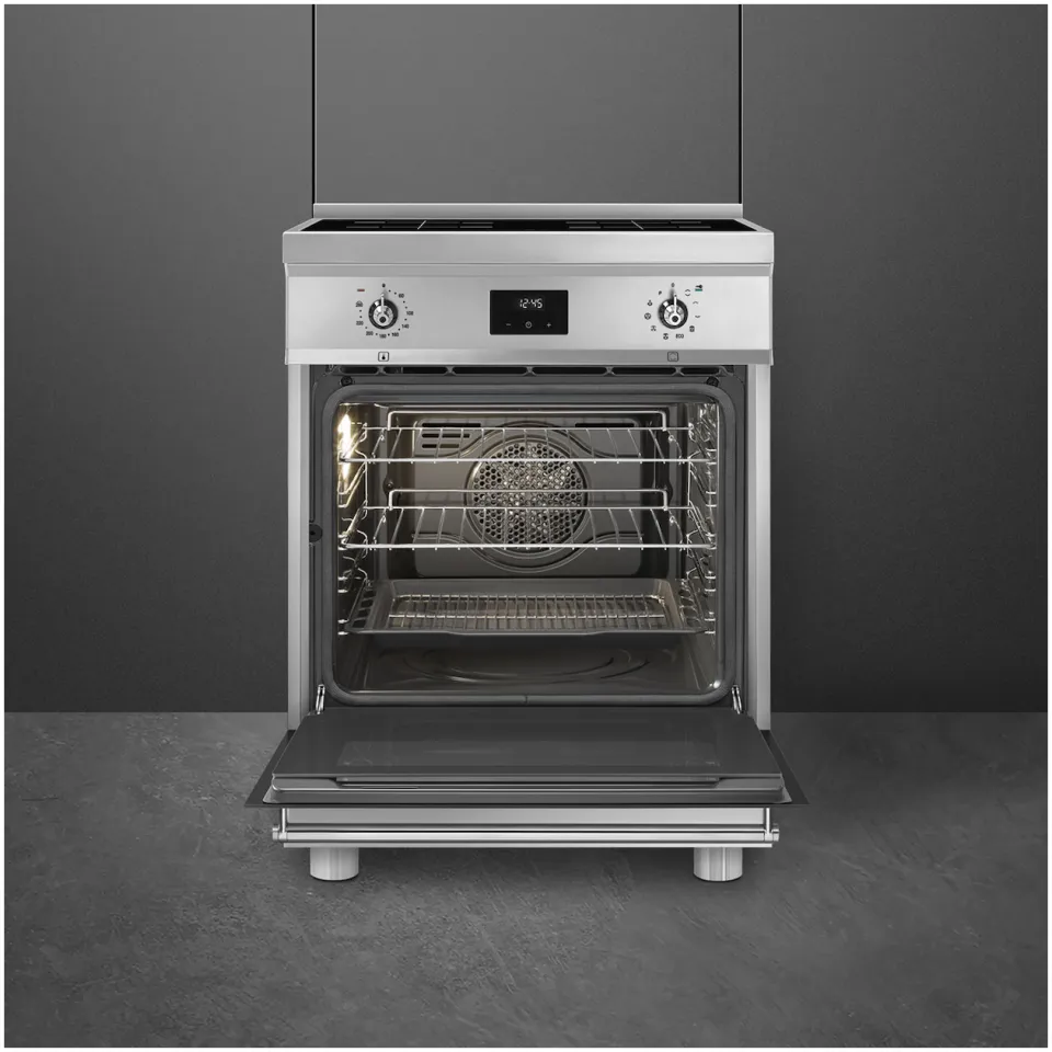 Smeg C6IPXT2 inductiefornuis rvs, foto 2