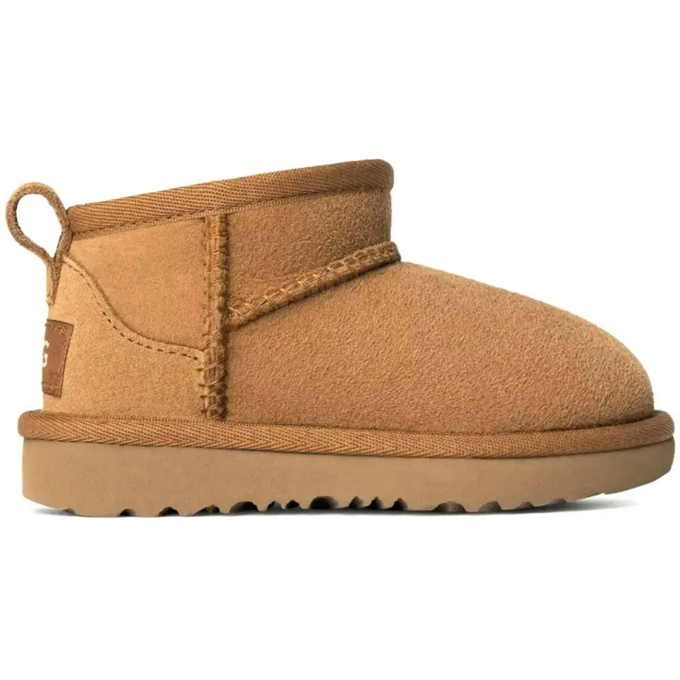 Ugg Classic Ultra Mini enkelboots bruin, foto 3