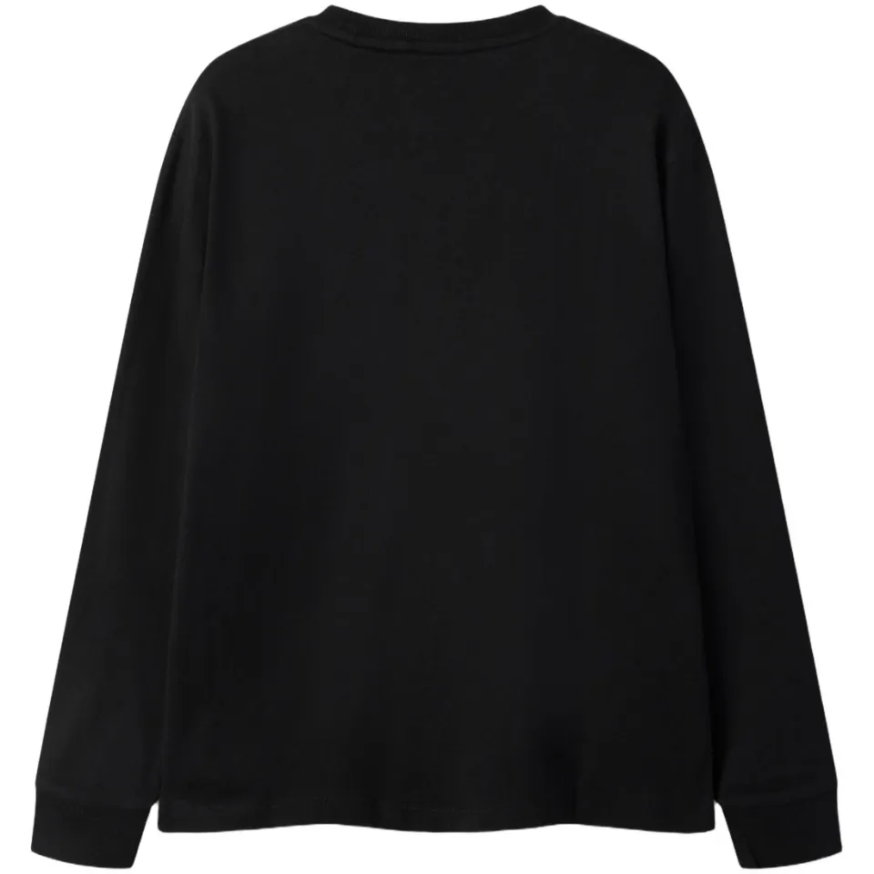 NAME IT rechtvallende longsleeve met patches en print zwart, foto 2