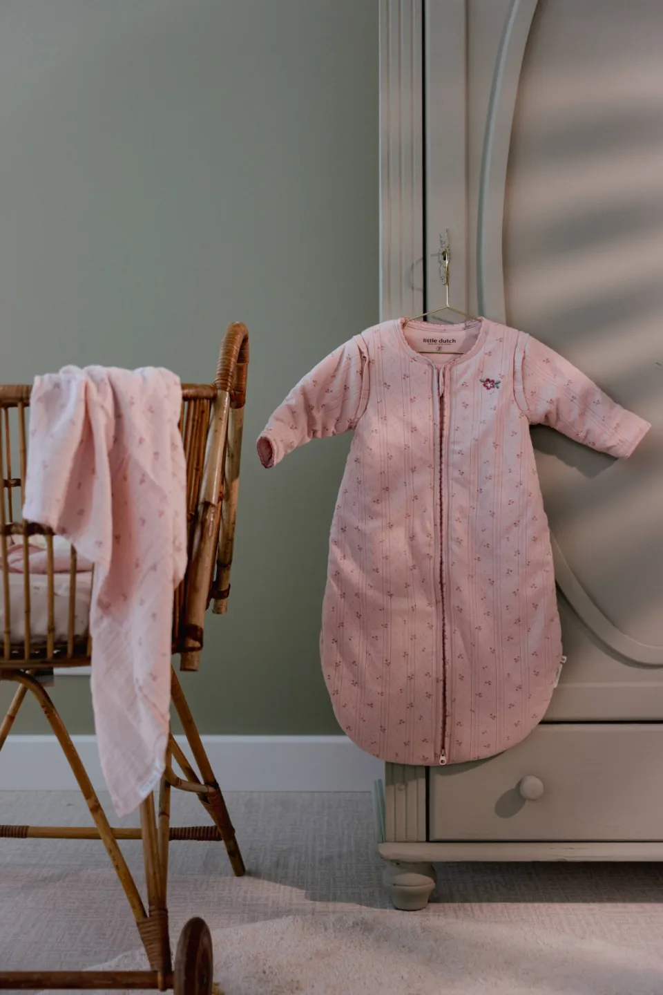 Little Dutch hydrofiele swaddle doek Pure Blossom roze, foto 2