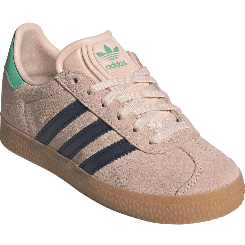 Adidas Originals Gazelle sneakers beige/donkerblauw, foto 5