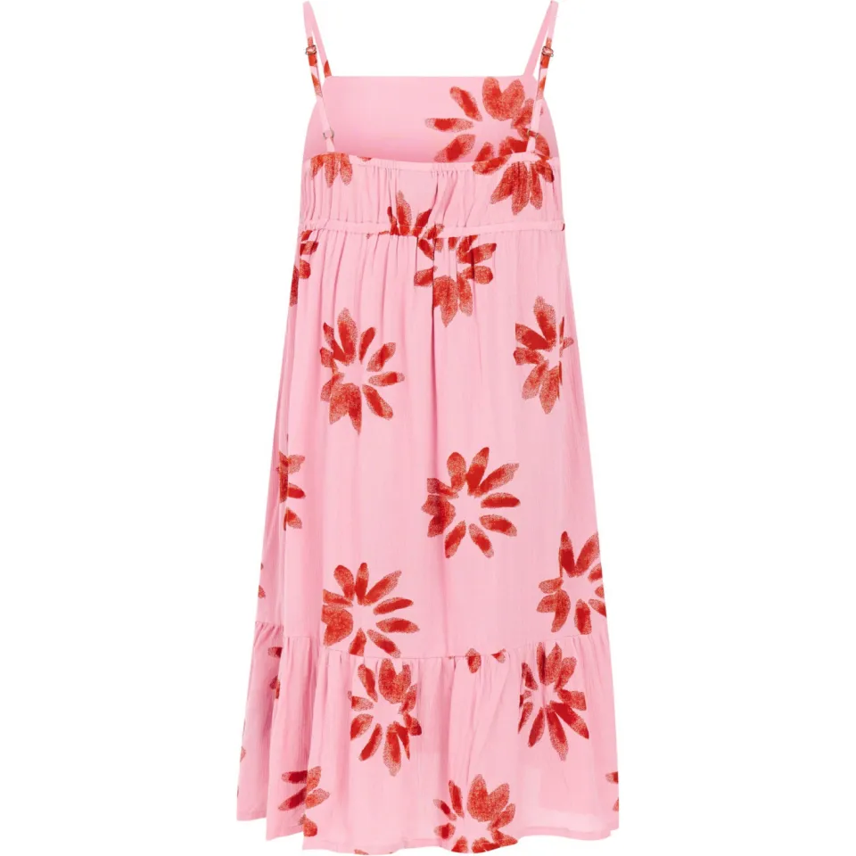 Protest gebloemde zomerjurk roze, foto 2