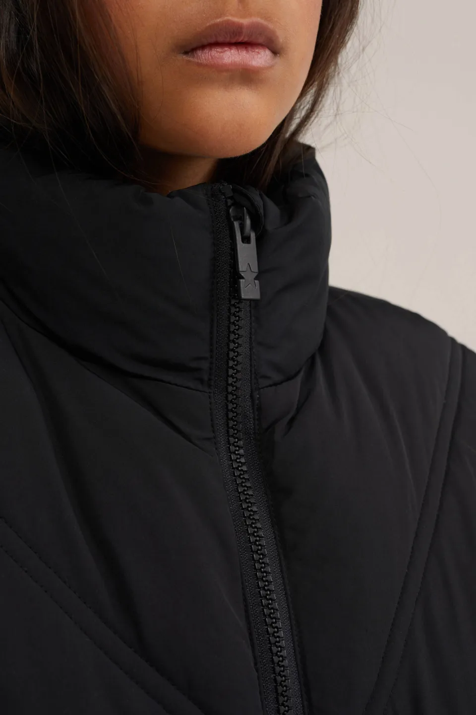 WE Fashion winterjas zwart, foto 8