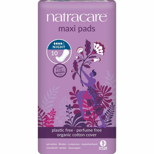 Natracare Maxi Pads Night maandverband