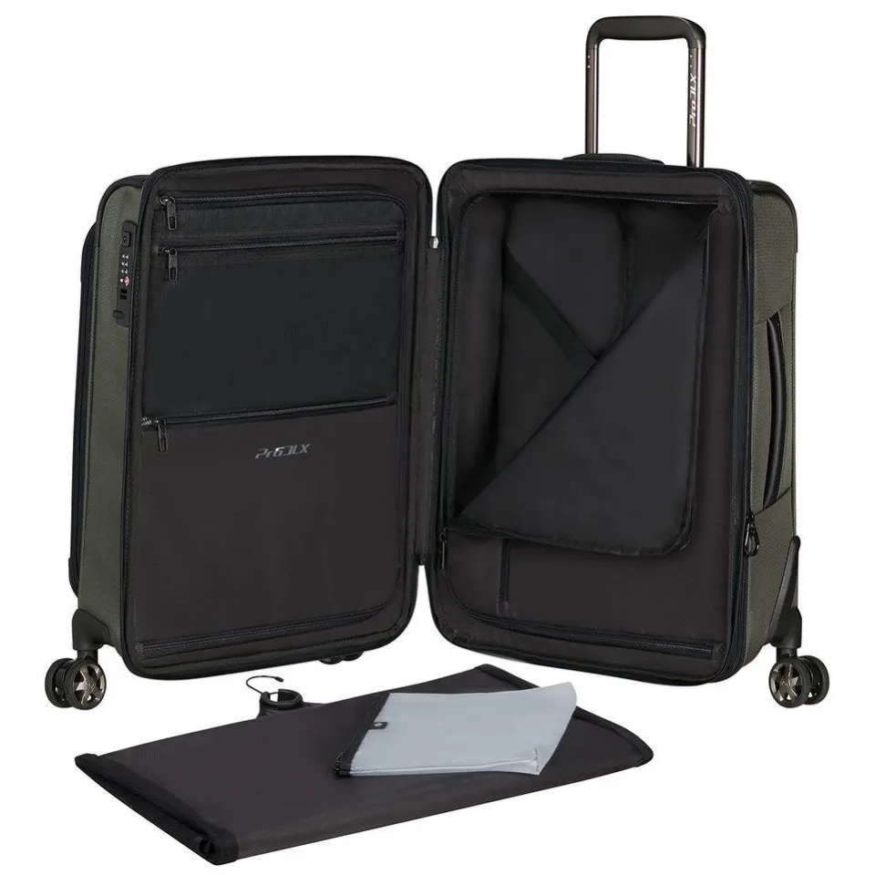 Samsonite Pro-DLX 6 zachte handbagagekoffer kaki, foto 6