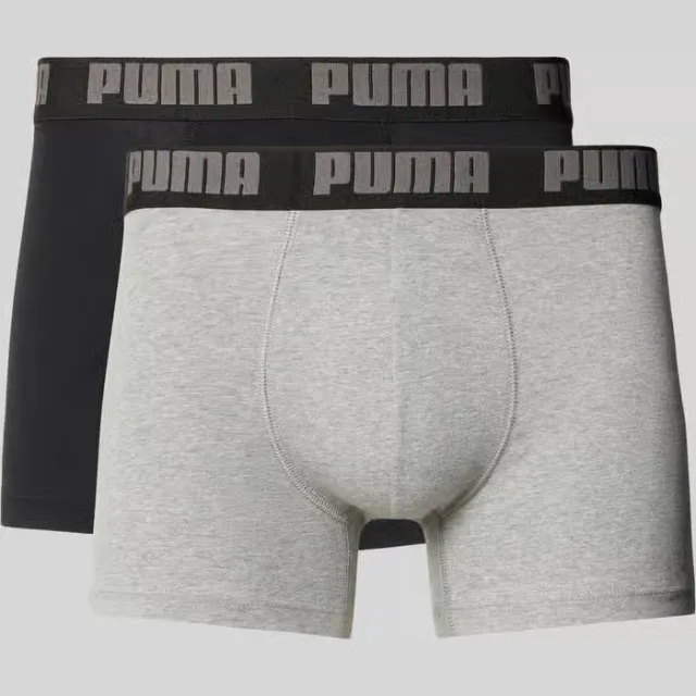 Puma Everyday boxershorts set van 2 lichtgrijs, foto 2