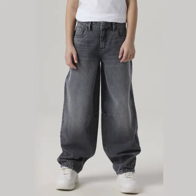 NAME IT KIDS NKFBELLA barrel jean - grijs, foto 3