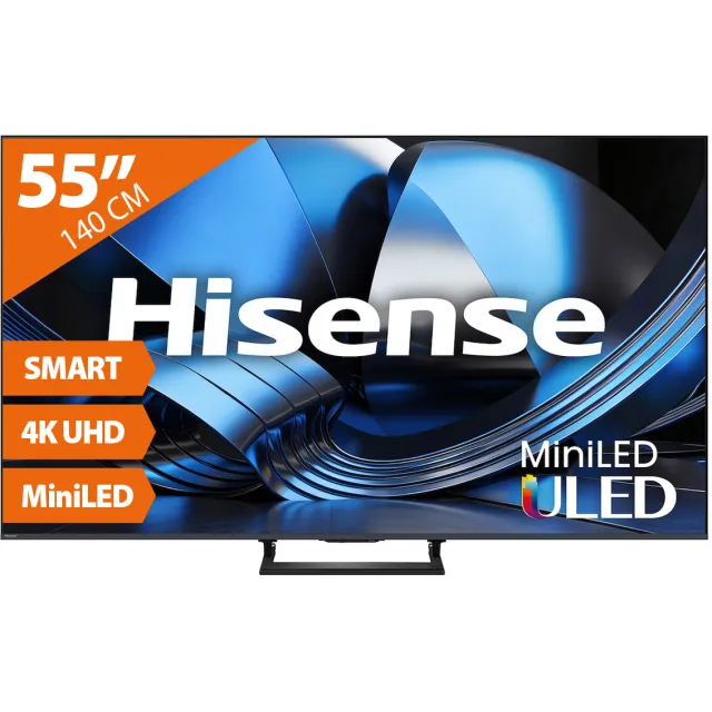 Hisense 55U79SE miniled-tv zwart, foto 2