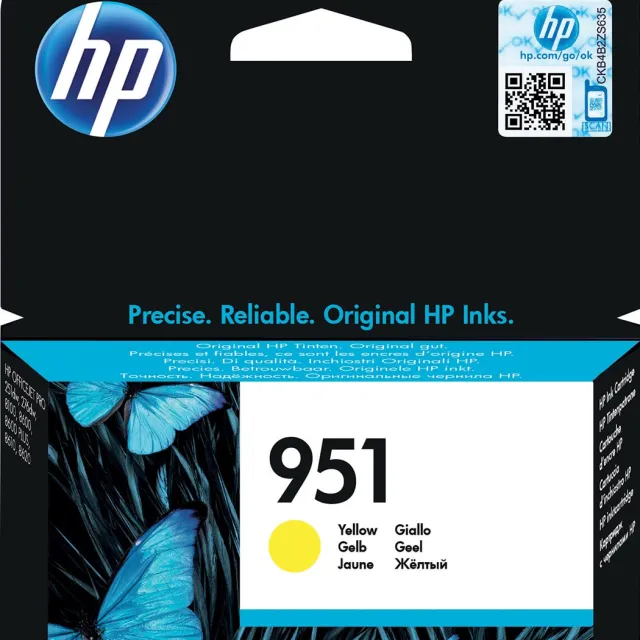 Hp CN052AE OJ PRO8100 INK YEL geel