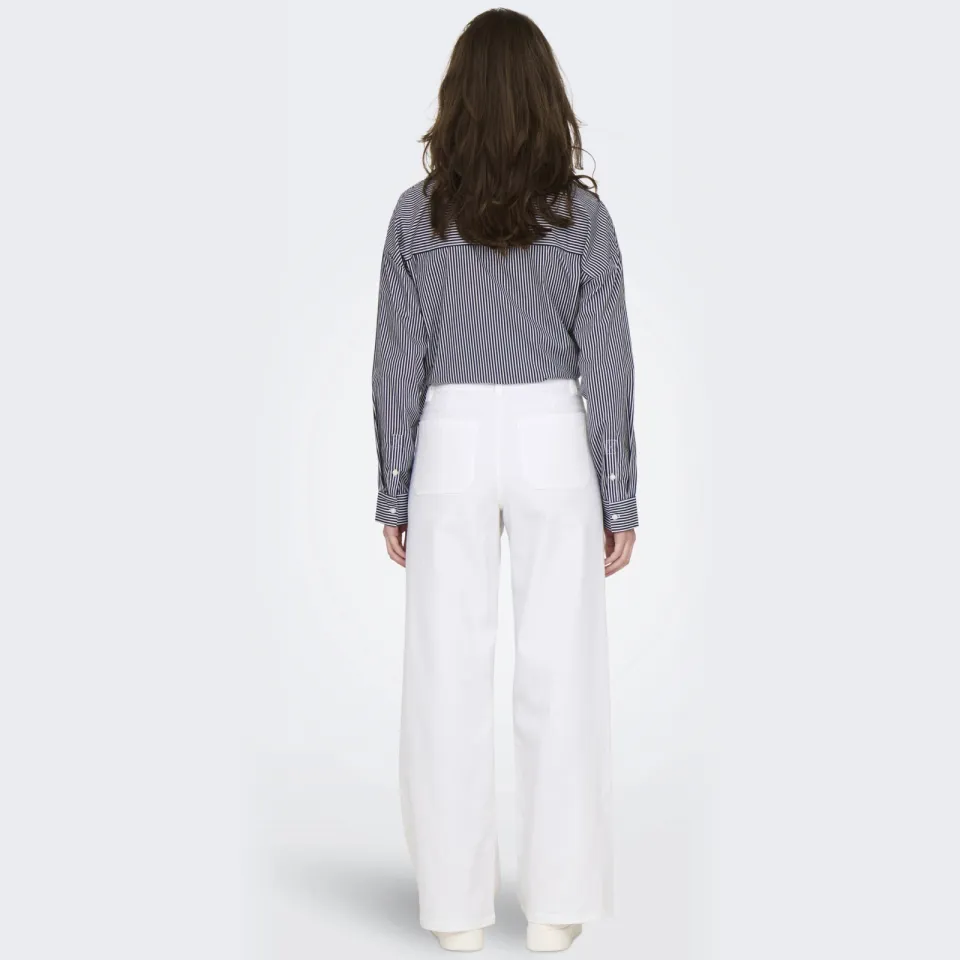 JDY Iris wide leg broek wit, foto 4