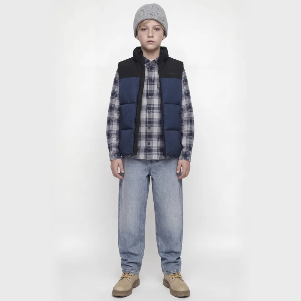 Jack & Jones bodywarmer donkerblauw/zwart, foto 4